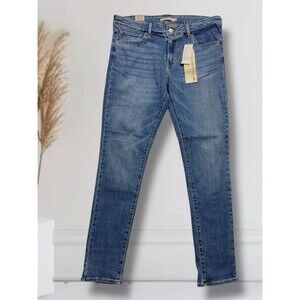 Levi's 711 Skinny Mid-Rise Women's Size 32 Stretch Lightweight Denim Blue Jeans